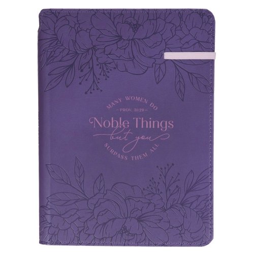 Journal Classic w/Elastic & Pen Holder Noble Things Prov. 31:29