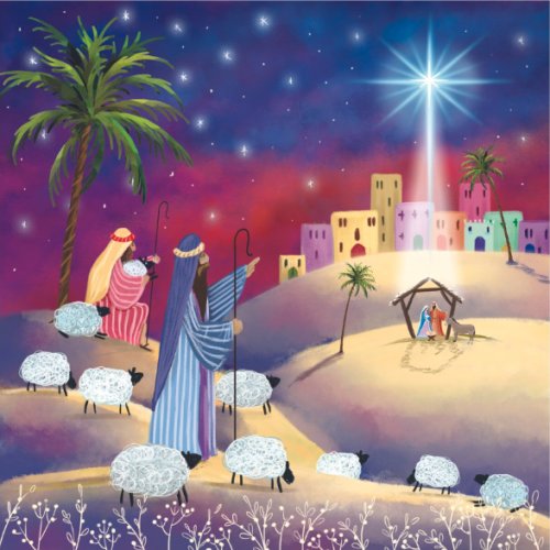 Shepherds Christmas Cards - Pack of 10