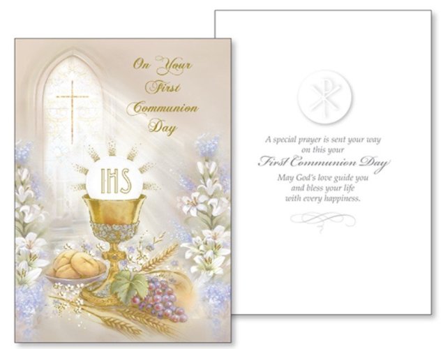 Symbolic Communion Card