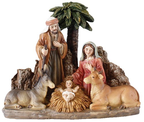 5" Resin Holy Family Nativity Set