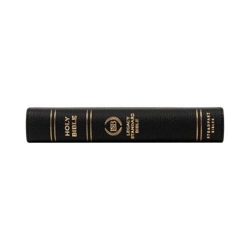 LSB Compact Bible, Black Cowhide