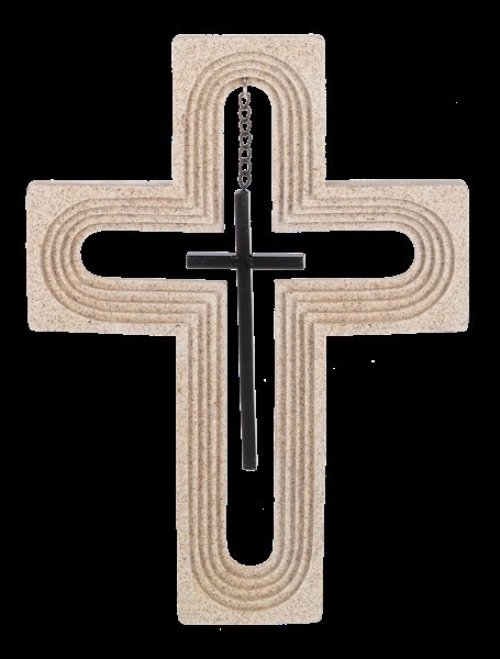 Wall Plaque-Cutout Cross (7" x 10.25")