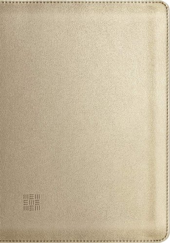 NLT Every Woman's Bible (LeatherLike, Soft Gold, Indexed, Red Letter, Filament Enabled)