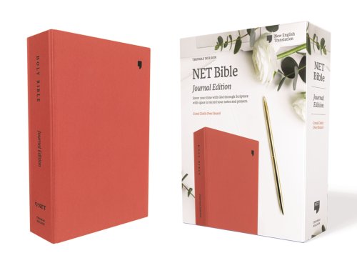 NET Bible, Journal Edition, Cloth over Board, Coral, Comfort Print