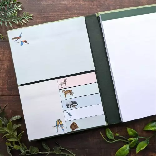 Things To Do Folder/Sticky Notes - Patricia Maccarthy Jungle Green