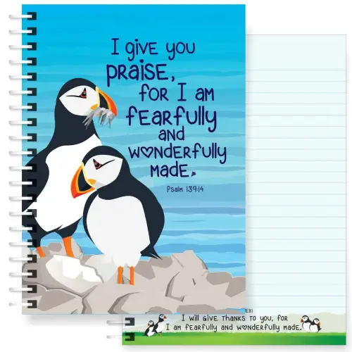 Fearfully And Wonderfully Made A5 Notebook
