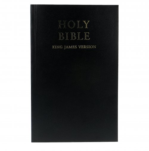 KJV Popular Bible, Black, Imitation Leather, Gift and Award, Presentation Page, Maps, Economy, Pew