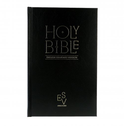 ESV Pew Bible, Black, Hardback, Anglicised, Lightweight Format, Easy to Read Font, 65 Responsive readings