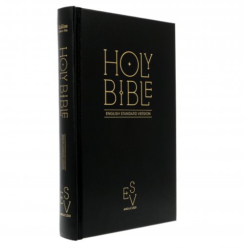 ESV Pew Bible, Black, Hardback, Anglicised, Lightweight Format, Easy to Read Font, 65 Responsive readings