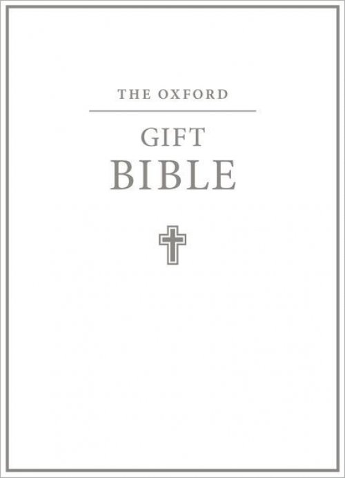 KJV Oxford Gift Bible: White, imitation leather