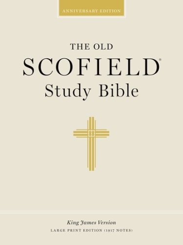 KJV Old Scofield Study Bible Large Print Edition Bonded Leather Black