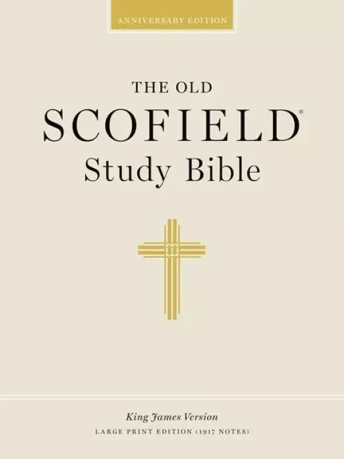 KJV Old Scofield Study Bible Large Print Edition Bonded Leather Black