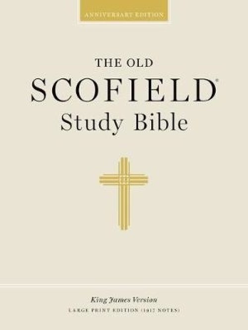 KJV Old Scofield Study Bible Large Print Edition Leather Black