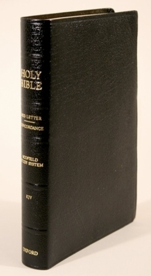 KJV Old Scofield Study Bible: Classic Edition, Genuine Leather, Black