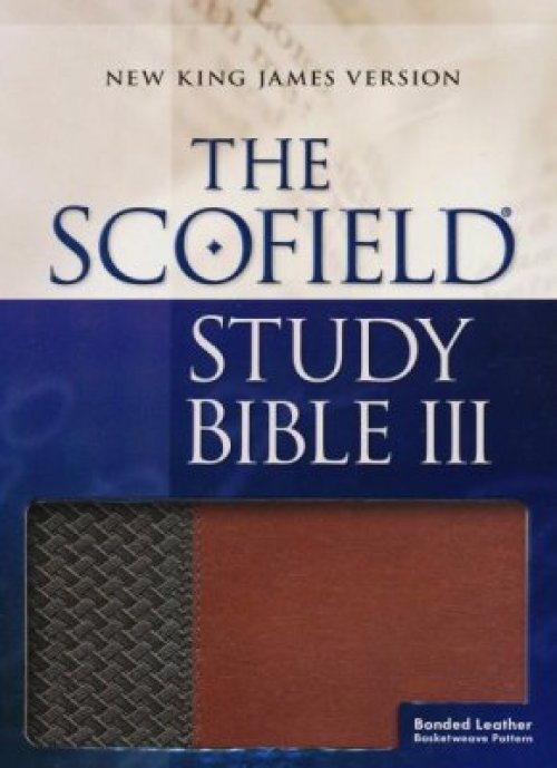 NKJV Scofield Study Bible, Brown, Bonded Leather, Book Introductions, Maps