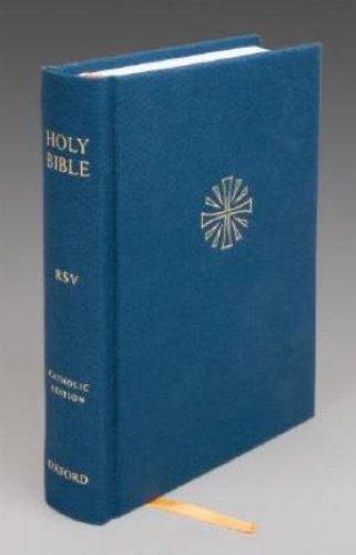 RSV Catholic Compact Bible: Blue, Hardback