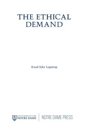 The Ethical Demand