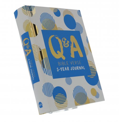 Q & A Bible Verse 5-Year Journal Blue Edition