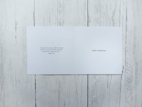 SPCK Charity Christmas Cards with Bible Verse, Pack of 10, 2 Designs