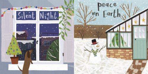 SPCK Charity Christmas Cards with Bible Verse, Pack of 10, 2 Designs