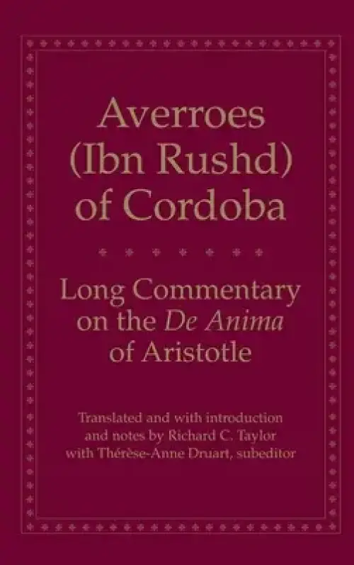 Long Commentary On The De Anima Of Aristotle