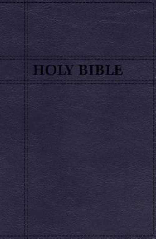 Niv, Premium Gift Bible, Leathersoft, Navy, Red Letter Edition, Indexed, Comfort Print