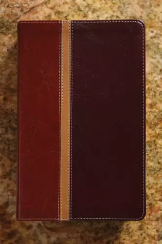 NIV, The Message, Parallel Study Bible, Imitation Leather, Brown/Red, Lay Flat