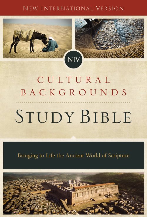 NIV, Cultural Backgrounds Study Bible, Red Letter Edition