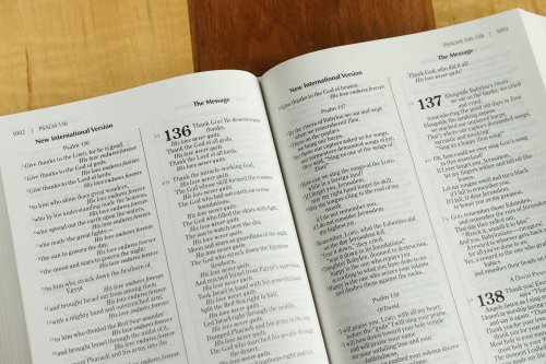 NIV And The Message Side By Side Bible