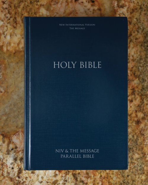 NIV And The Message Side By Side Bible Large Print