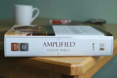 Amplified Study Bible, Brown, Hardback, Large Print, Study and Practical Theological Notes, Book Introductions, Translators' Footnotes, Topical Index, Full-Colour Maps