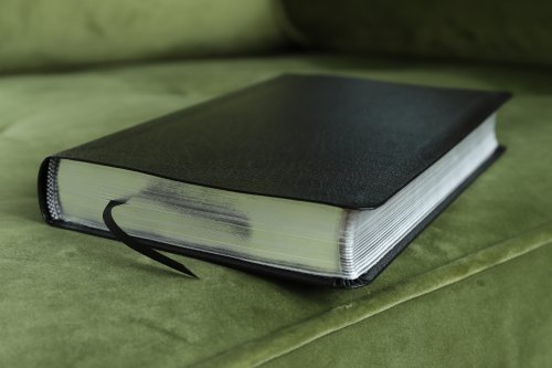 Amplified Thinline Holy Bible: Black, Bonded Leather