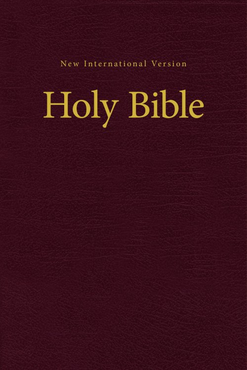 NIV, Church Bible (Value Pew Bible), Hardcover, Burgundy