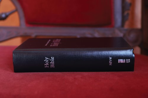 NIV, Pew and Worship Bible, Large Print, Hardcover, Black