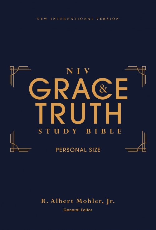 NIV, The Grace and Truth Study Bible (Trustworthy and Practical Insights), Personal Size, Hardcover, Red Letter, Comfort Print