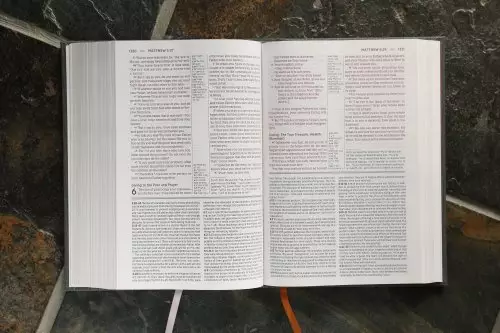 NASB, The Grace and Truth Study Bible (Trustworthy and Practical Insights), Cloth over Board, Gray, Red Letter, 1995 Text, Comfort Print