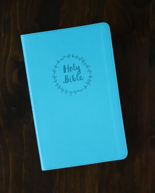 NIV, Value Thinline Bible, Imitation Leather, Blue