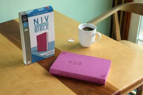 NIV, Value Thinline Bible, Imitation Leather, Pink