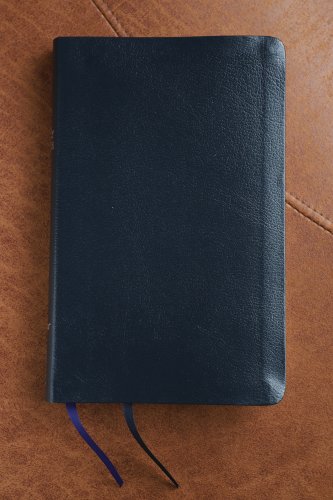 NIV, Thinline Bible, Bonded Leather, Navy, Red Letter Edition, Ribbon Marker