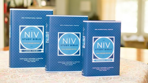 NIV Study Bible, Fully Revised Edition (Study Deeply. Believe Wholeheartedly.), Hardcover, Red Letter, Comfort Print