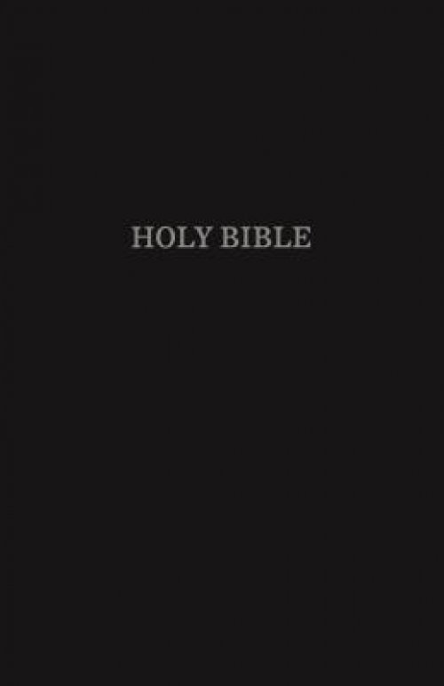 NIV, Reference Bible, Giant Print, Leather-Look, Black, Red Letter, Thumb Indexed, Comfort Print