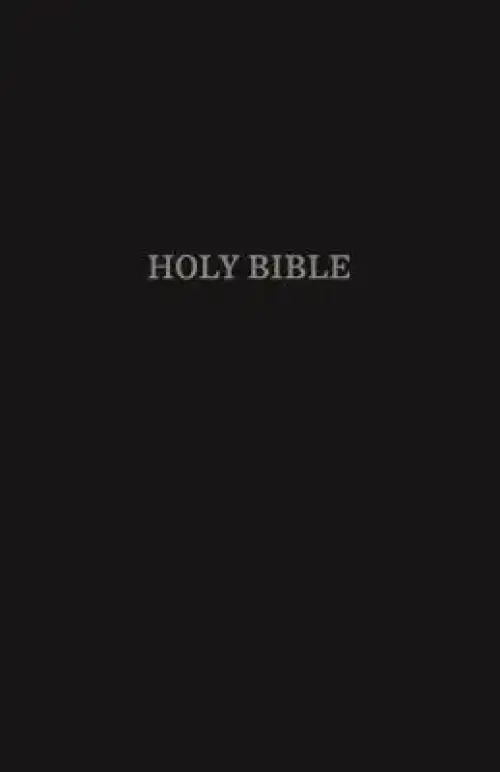 NIV, Reference Bible, Giant Print, Leather-Look, Black, Red Letter, Thumb Indexed, Comfort Print