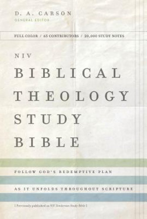 NIV, Biblical Theology Study Bible (Trace the Themes of Scripture), Hardcover, Comfort Print