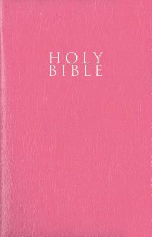 NIV Gift and Award Bible, Leather-Look, Pink, Red Letter Edition, Comfort Print