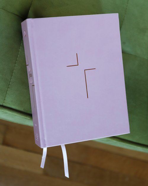 NIV Jesus Bible, Pink, Leather, Comfort Print, Introduction by Louie Giglio, Book Introductions, Essays, Articles, Journaling, Concordance, Ribbon Marker