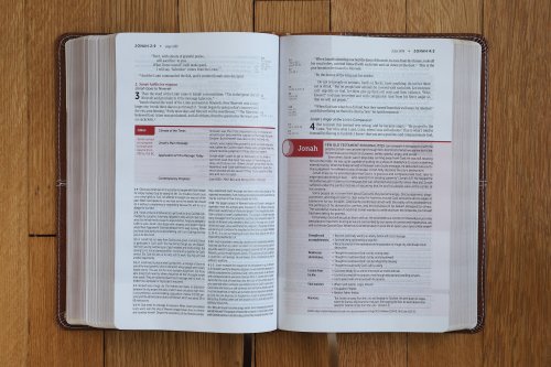 NIV, Life Application Study Bible, Third Edition, Personal Size, Leathersoft, Brown, Red Letter