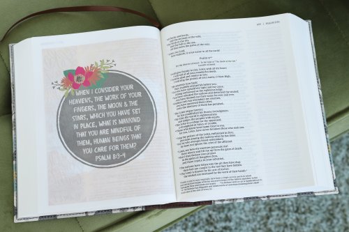 NIV, Beautiful Word Bible, Updated Edition, Journal Edition for Women, 600+ Full-Color Illustrated Verses, Peel/Stick Bible Tabs, Floral Cloth over Board, Red Letter, Comfort Print