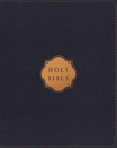 NIV, Our Family Story Bible, Leathersoft over Board, Navy, Red Letter, Comfort Print