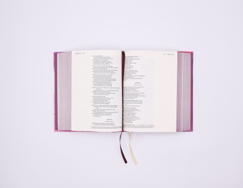 NIV, Artisan Collection Bible, Cloth over Board, Pink, Art Gilded Edges, Red Letter, Comfort Print