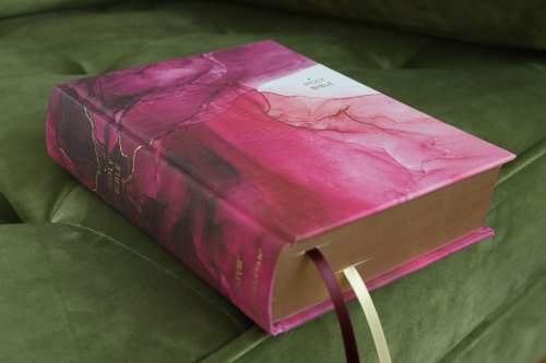 NIV, Artisan Collection Bible, Cloth over Board, Pink, Art Gilded Edges, Red Letter, Comfort Print